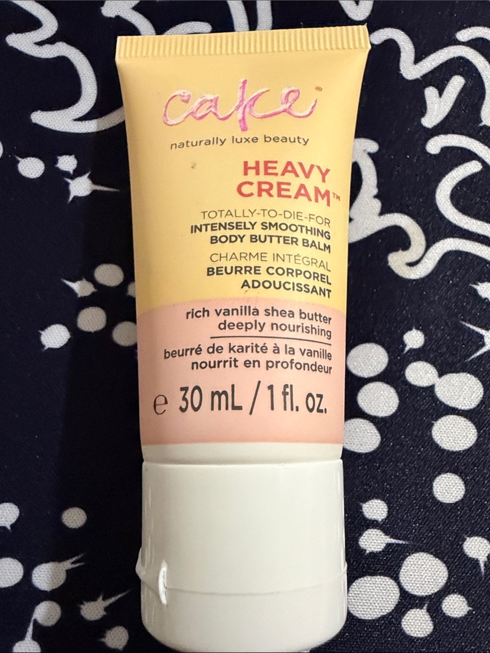 3/$15 🌸 Cake Heavy Cream Body Butter Balm - Rich Vanilla (30 mL)
